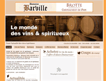 Tablet Screenshot of lemondedesvinsetspiritueux.com